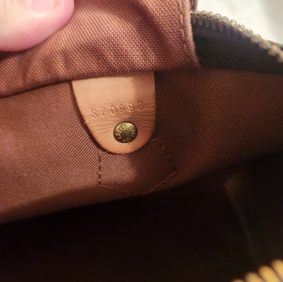 Louis Vuitton Speedy Shoulder Bag 30 Brown Canvas Lock And Key - Picture 10 of 11